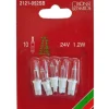 5 Ampoules De Rechange 24V, 1,2W Pour Guirlande De Noël 10 Lampes