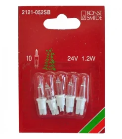 5 Ampoules De Rechange 24V, 1,2W Pour Guirlande De Noël 10 Lampes