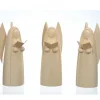 3 Anges En Bois Pour Crèche De Noël, 12 Cm