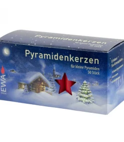 50 Bougies De Noël Pour Pyramide, Pyramidenkerzen 14 Mm