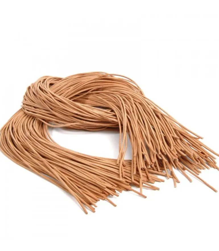 10 Cordelettes En Cuir Pour Suspensions De Sapin