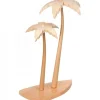 2 Palmiers En Bois Pour Décoration Crèche De Noël