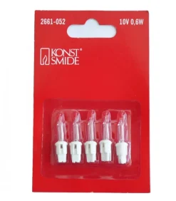 Ampoules De Rechange 10 V, 0,6W Pour Guirlande De Noël