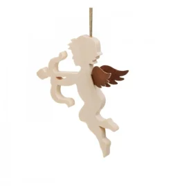 Ange Pour Sapin En Bois D'Erable Avec Un Arc