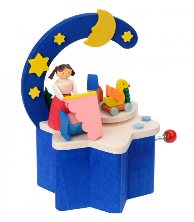Boite A Musique A Manivelle Bleu, Chambre D'Enfant