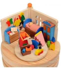 Boite A Musique Bois, L'Heure Du Coucher