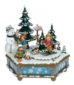 Boite A Musique Noël, Jeux D'Enfants Dans LÀ Neige