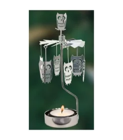Bougeoir Carrousel Chouettes