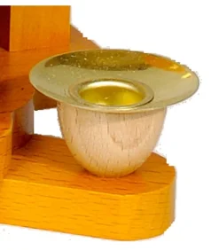 Bougeoir De Rechange En Laiton Pour Pyramide A Bougies 14 Mm