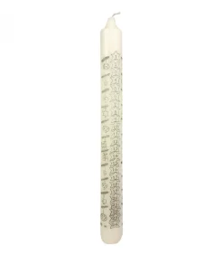 Bougie De L'Avent Graduee, 25 Cm