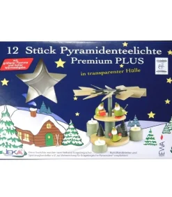 Bougies Chauffe-Plat Transparentes Pour Carrousel Noël