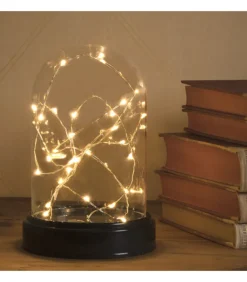 Boule En Verre Lumineuse Décorative A Led, 17 Cm