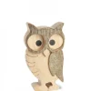 Chouette Hulotte En Bois, 8 Cm