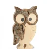 Chouette Hulotte En Bois, 11 Cm