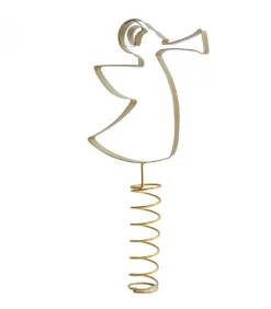 Cimier De Sapin Ange Dore