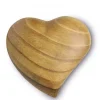 Coeur En Bois Asymetrique, 5 Cm