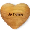 Coeur En Bois, Je T'Aime, 6 Cm