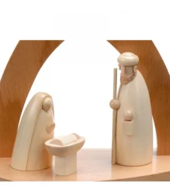 Crèche Design En Bois En Forme D'Arche