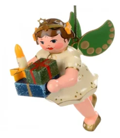 Déco Sapin De Noël, Ange Et Paquets Cadeaux