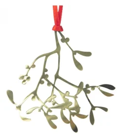 Déco Sapin De Noël, Branche De Gui A Suspendre