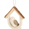 Décoration De Fenetre : Petit Oiseau Dans Maisonnette 13 Cm