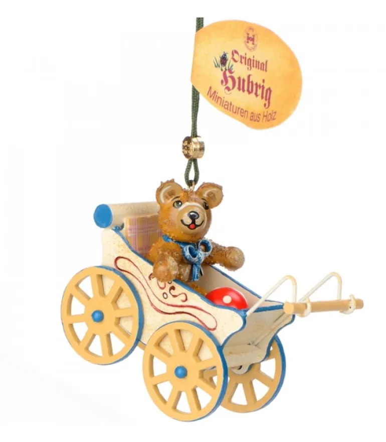 Décoration Sapin De Noël Vintage, Ourson Dans Landau