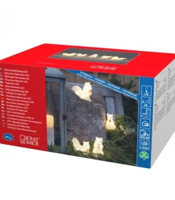 Ecureuils Lumineux 12 Cm En Acrylique, 40 Diodes Blanc Chaud