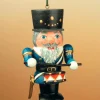Figurine Casse-Noisette En Bois Tambour. Décoration Sapin De Noël Allemande