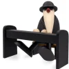 Figurine Musicien Jazz, Pianiste Avec Lunettes Noires
