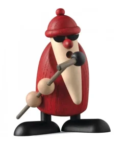 Figurine Père Noël Chanteur Et Micro