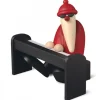 Figurine Père Noël Pianiste