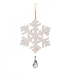 Flocon De Neige A Suspendre Avec Cristal Swarovski N° 3