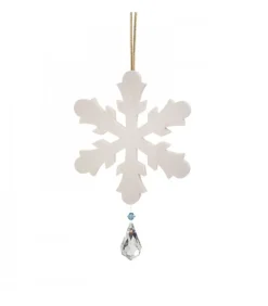 Flocon De Neige A Suspendre Avec Cristal Swarovski N° 1