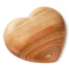 Grand Coeur En Bois, 17 Cm