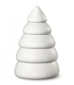 Grand Sapin Design Blanc, 14 Cm