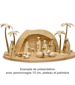 Grotte Pour Crèche De Noël En Bois D'Aulne, 39 Cm