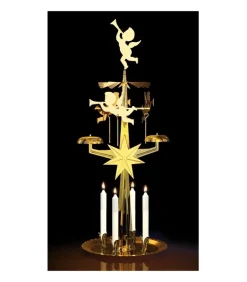 Kit Carillon Des Anges Dore + Bougies