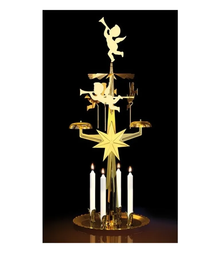 Kit Carillon Des Anges Dore + Bougies