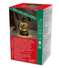 Lanterne À Neige, Crèche De Noël, 20 Cm