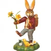 Lapin De Paques En Bois Avec Narcisse