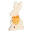 Lapin En Bois Naturel, 15 Cm