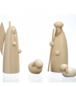 Le Berger Et L'Ange, Personnages Pour Crèche De Noël, 12 Cm