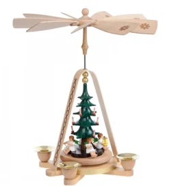 Manège De Noël, Anges Musiciens Autour Du Sapin