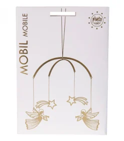 Mobile De Noël A Suspendre, Anges Dores Volants Et Etoiles