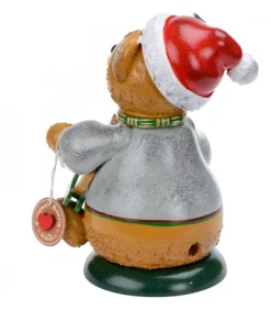 Ourson Brule-Encens Avec Cheval De Bois Et Toupie