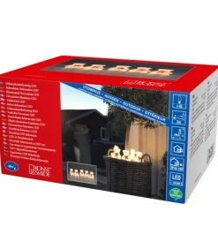 Oursons Lumineux A Led En Acrylique Avec Ruban Rouge, 12 Cm