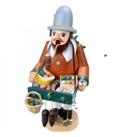 Personnage Brule-Encens Vendeur De Déco De Noël
