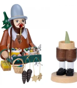 Personnage Brule-Encens Vendeur De Déco De Noël