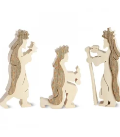 Personnages Crèche De Noël, Les Trois Rois Mages, 10 Cm