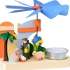 Petit Carrousel En Bois Crèche De Noël